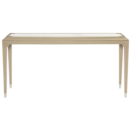 Console Table with Inset Stone Top